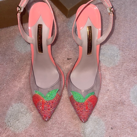 COPY - Sophia Webster Peachy Crystal-Embellished Pumps - Picture 5 of 10
